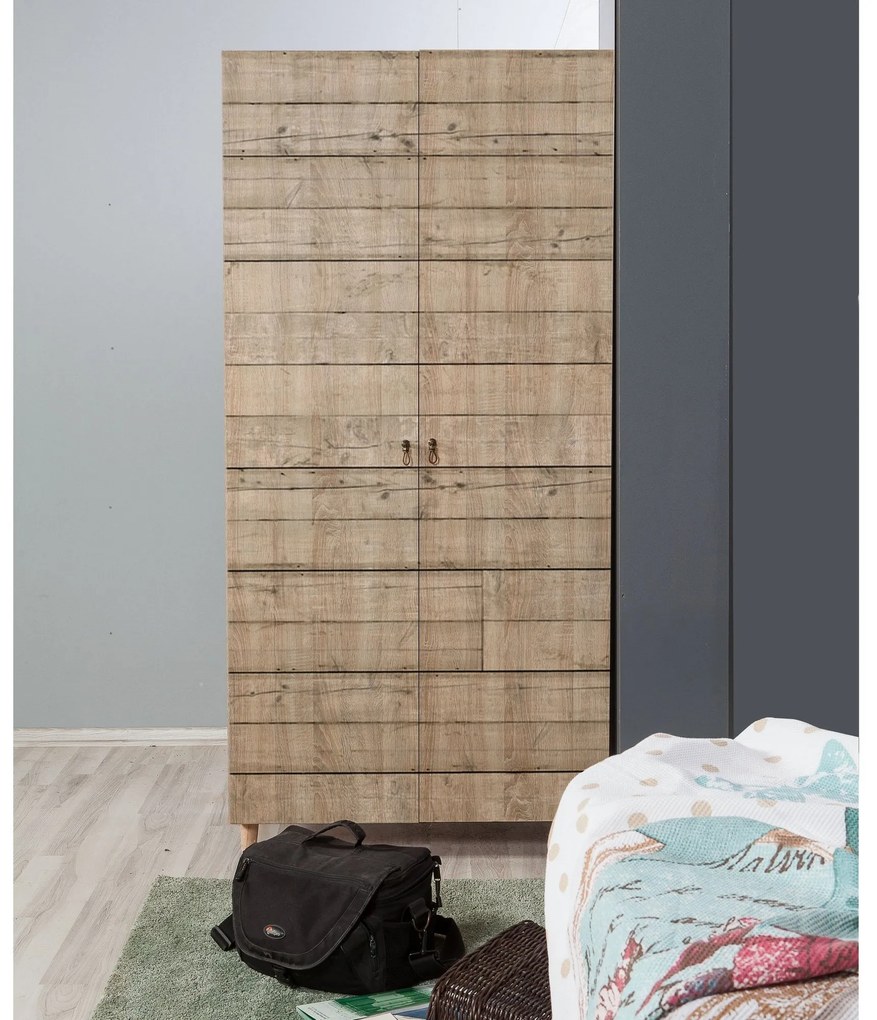 Guarda-roupa Stil – Carvalho Sonoma – 90x192x52 cm