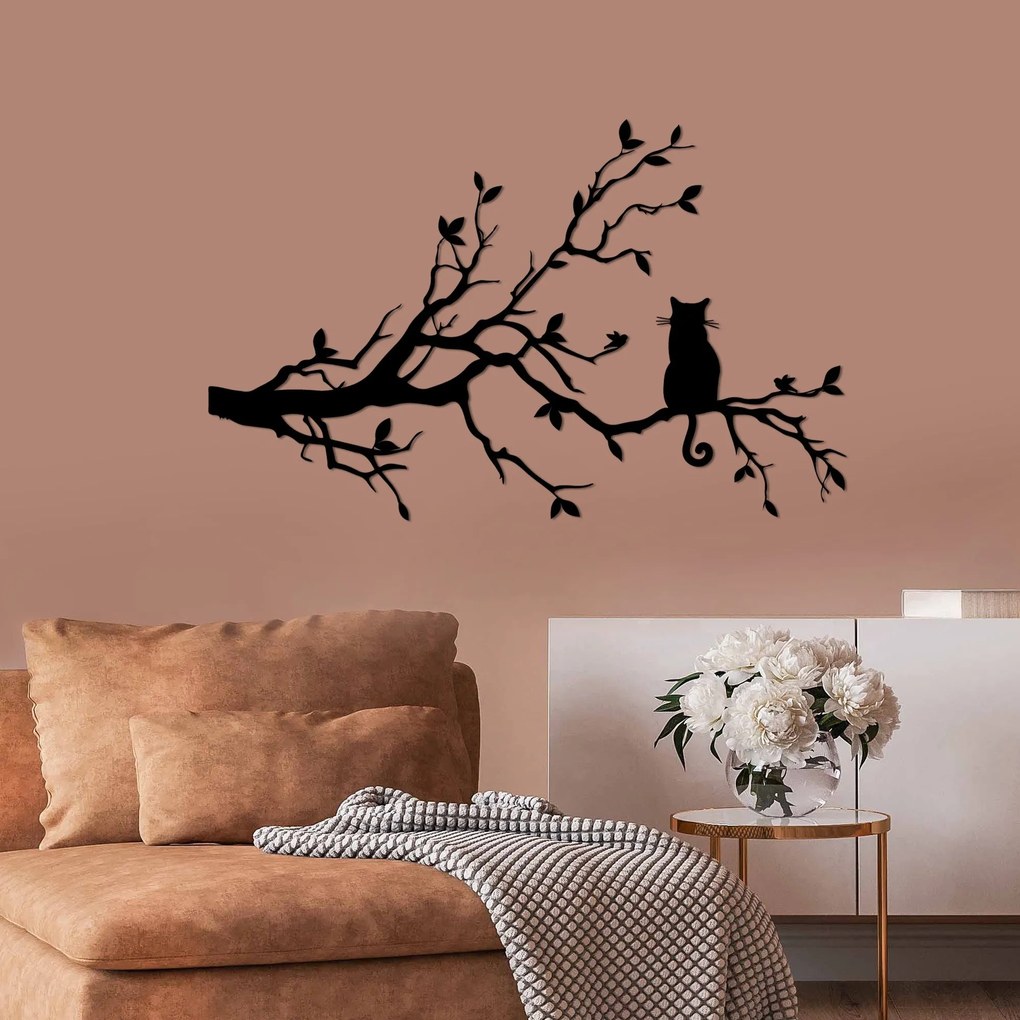 Acessório de Parede Decorativo Model-974 – Preto – 80 x 50 cm