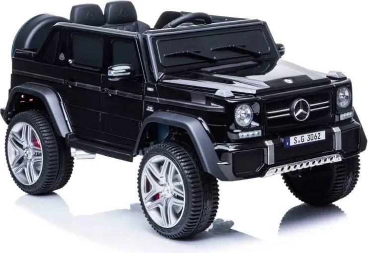 Carro elétrico para crianças Mercedes-Maybach G650, 12V, pneus em borracha, assento em pele sintética Branco