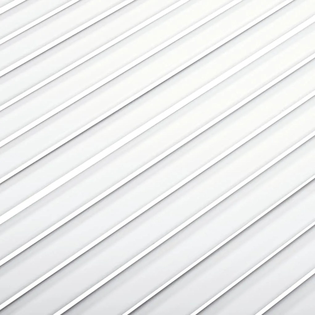 Portas de armário 4 pcs design de persiana pinho maciço branco