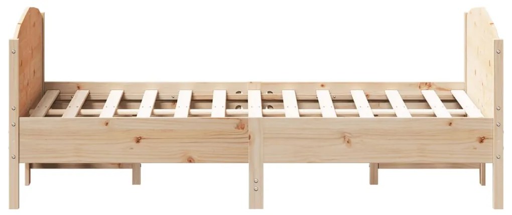 Cama sem colchão 120x190 cm madeira de pinho maciça