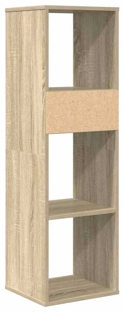 Estante cor carvalho 34x31x112 cm derivados de madeira