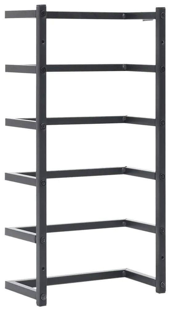 Toalheiro 24x12x48 cm aço preto