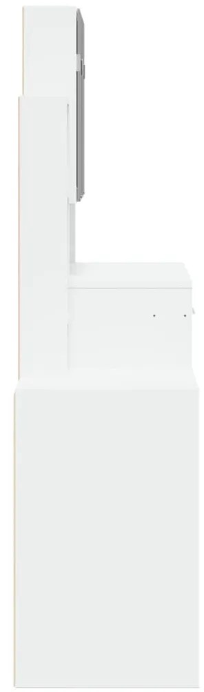 Toucador com armário 80x35x132 cm cor branco