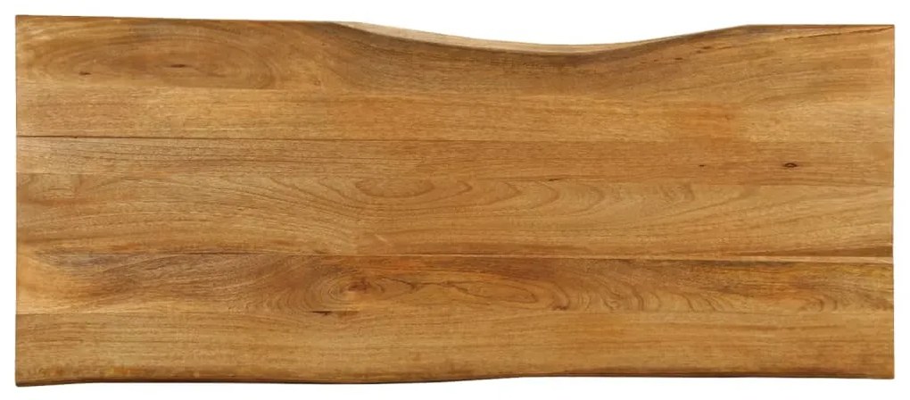 vidaXL Tampo de mesa c/ borda viva 140x60x3,8 cm mangueira maciça
