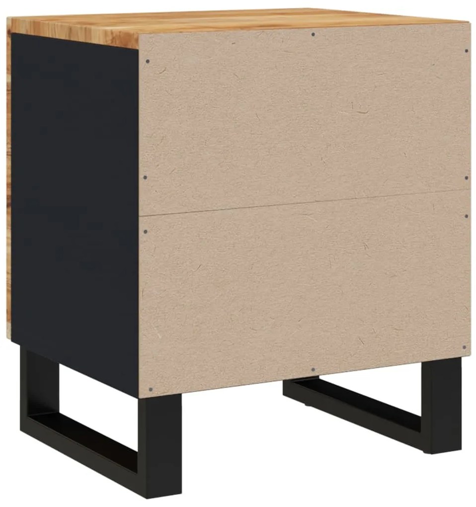 Mesa de cabeceira 40x33x46 cm madeira de acácia maciça