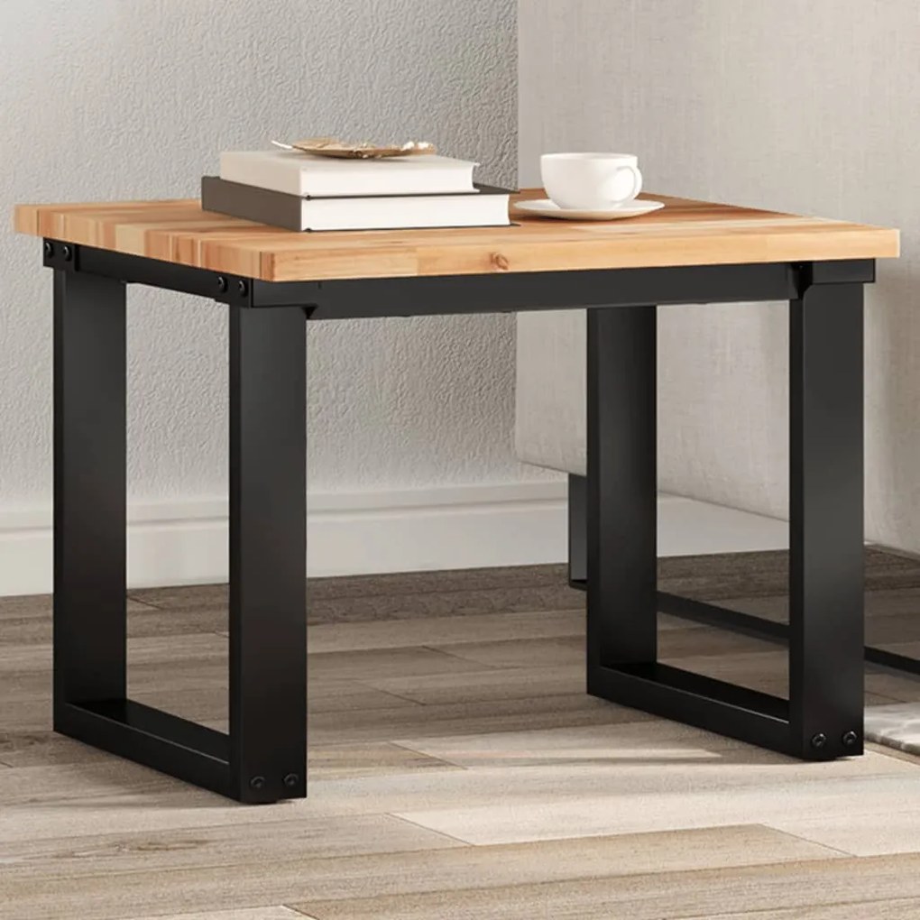 vidaXL Tampo de mesa quadrado 50x50x2 cm madeira de acácia maciça