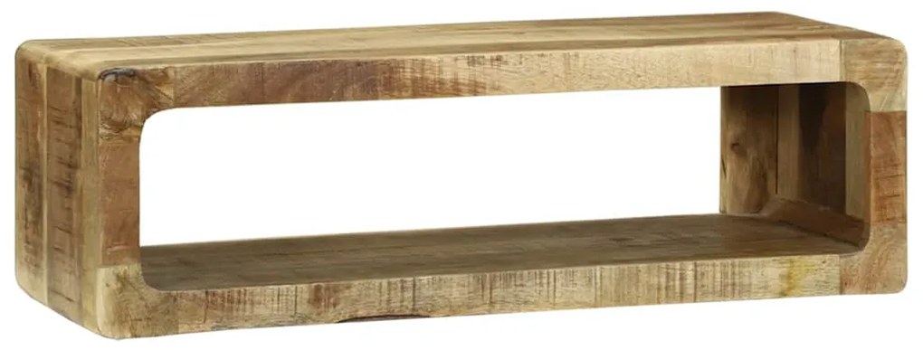 Gabinete de TV 80x30x25 cm Madeira Maciça Áspera