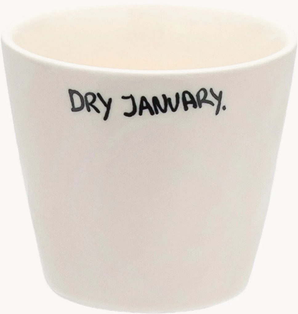 Caneca pintada à mão Dry January