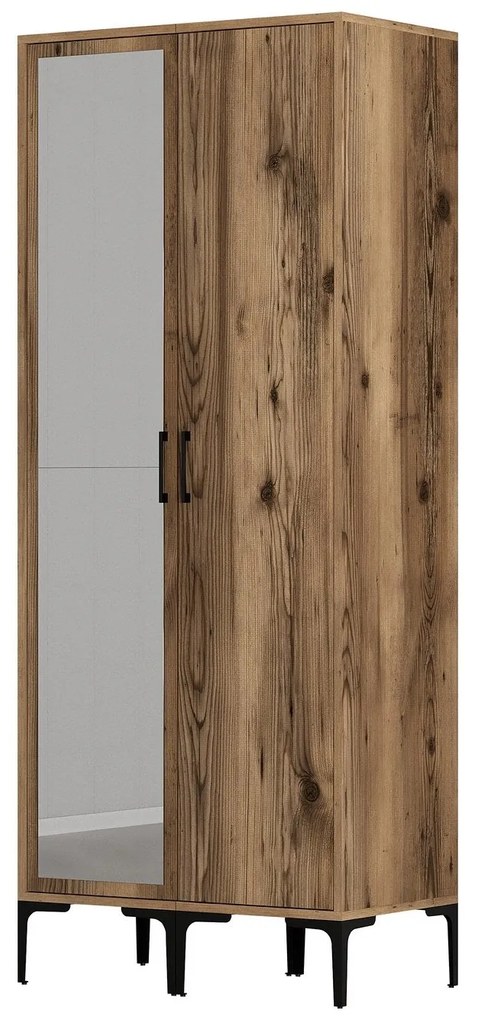 Roupeiro Kumsal RS – Nogueira – 80x47,5x201,4 cm