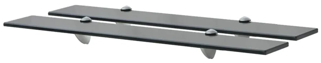 Prateleiras flutuantes 2 pcs vidro 70x20 cm 8 mm
