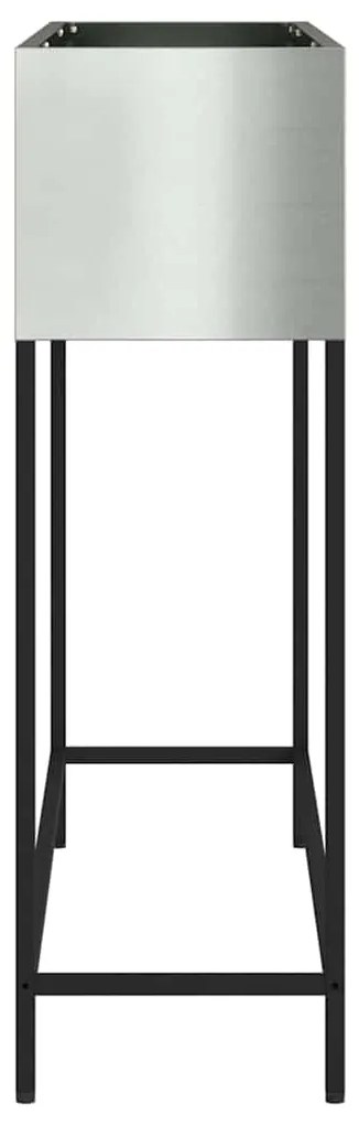 Jardineira Elevada vidaXL 100x26x82 cm Aço Galvanizado