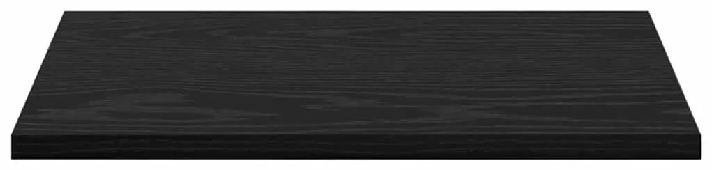 Prateleiras - 4 Peças em Carvalho Preto, 40x30x1,5 cm, Feitas em Madei