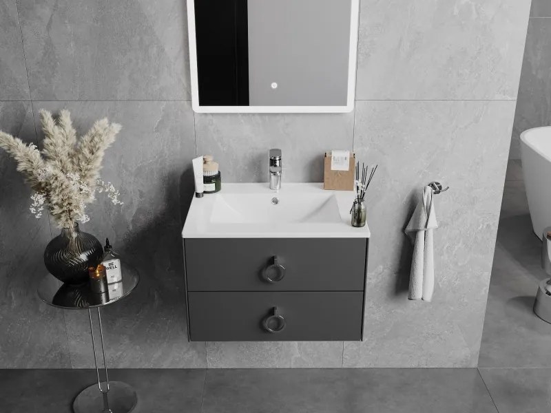 Mexen Atena lavatório embutido no tampo 61 x 46 cm, branco - 25016000