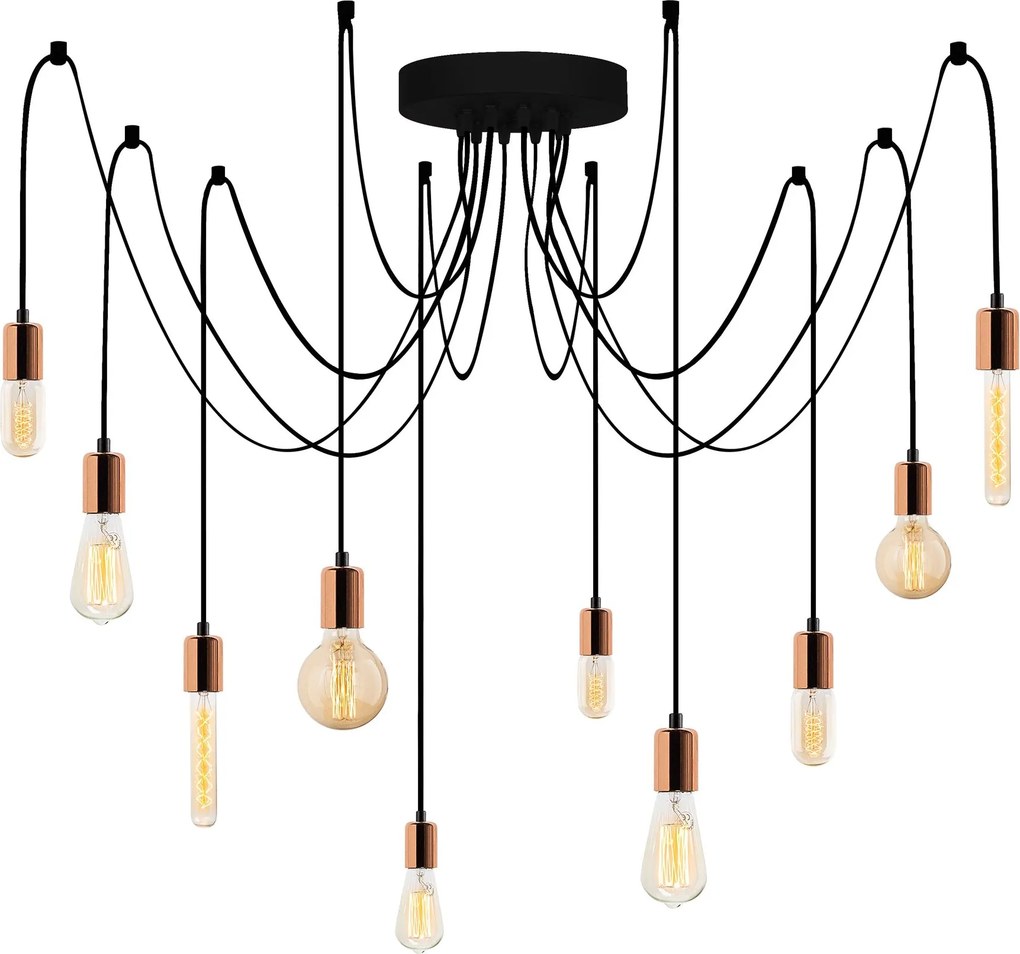 Candeeiro de Teto Kabluni – Cobre – 186 x 186 cm