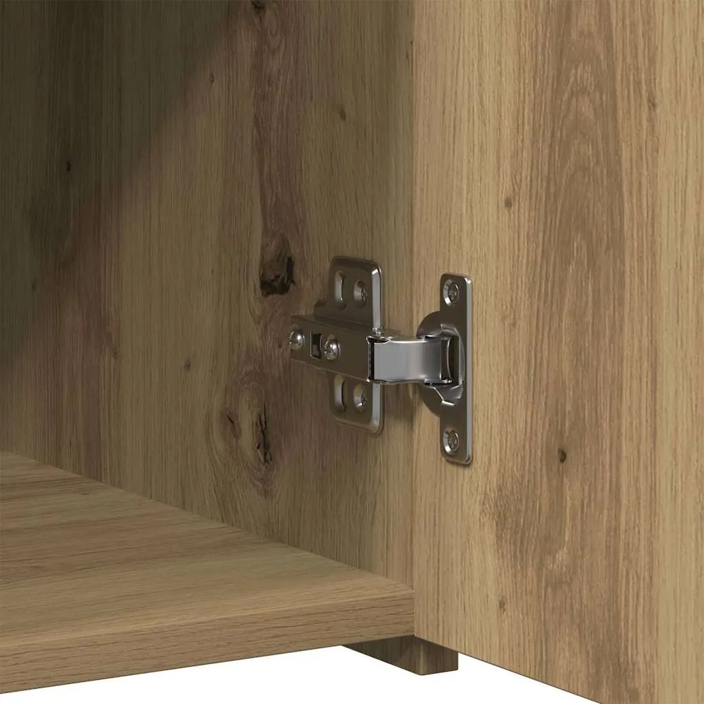 Sideboard vidaXL Artisan Carvalho 30x42,5x93 cm Madeira engenheirada