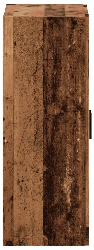 Armário de parede 69,5x34x90 cm madeira velha