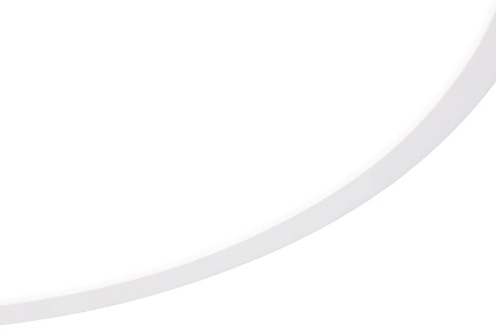 Candeeiro de teto inteligente branco 29,5 cm com LED RGBW IP54 - Siem Design