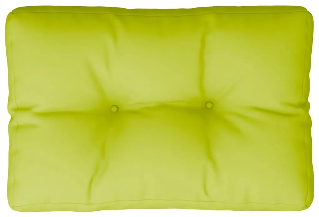 Almofadão paletes 60x40x12 cm tecido verde brilhante