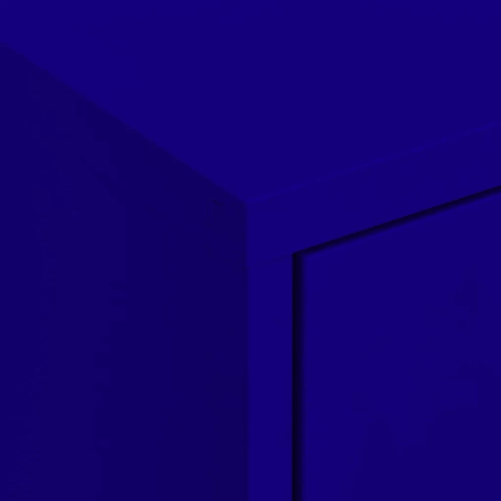Armário de arrumação aço 80x35x101,5 cm azul-marinho