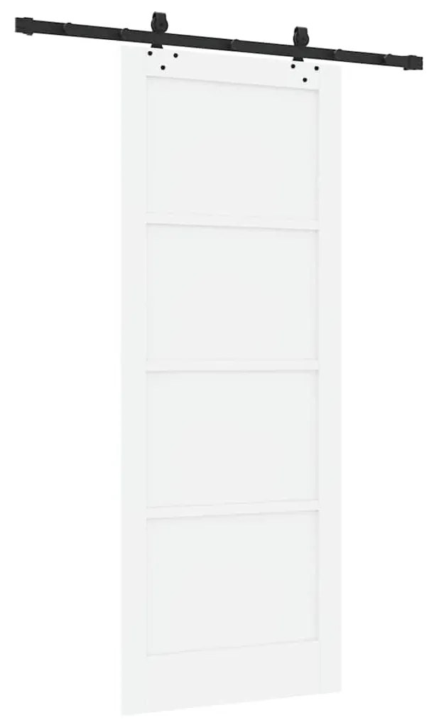 Porta Deslizante com Conjunto de Acessórios "ORKDAL" Madeira Sólida Br
