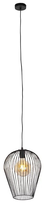 Candeeiro de suspensão design preto - Wire Ario Design