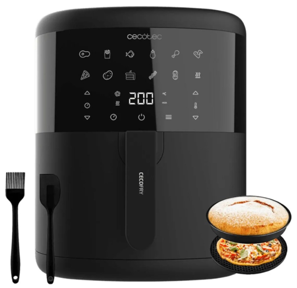 Fritadeira sem Óleo Cecotec 6000 Preto 1700 W 6 L
