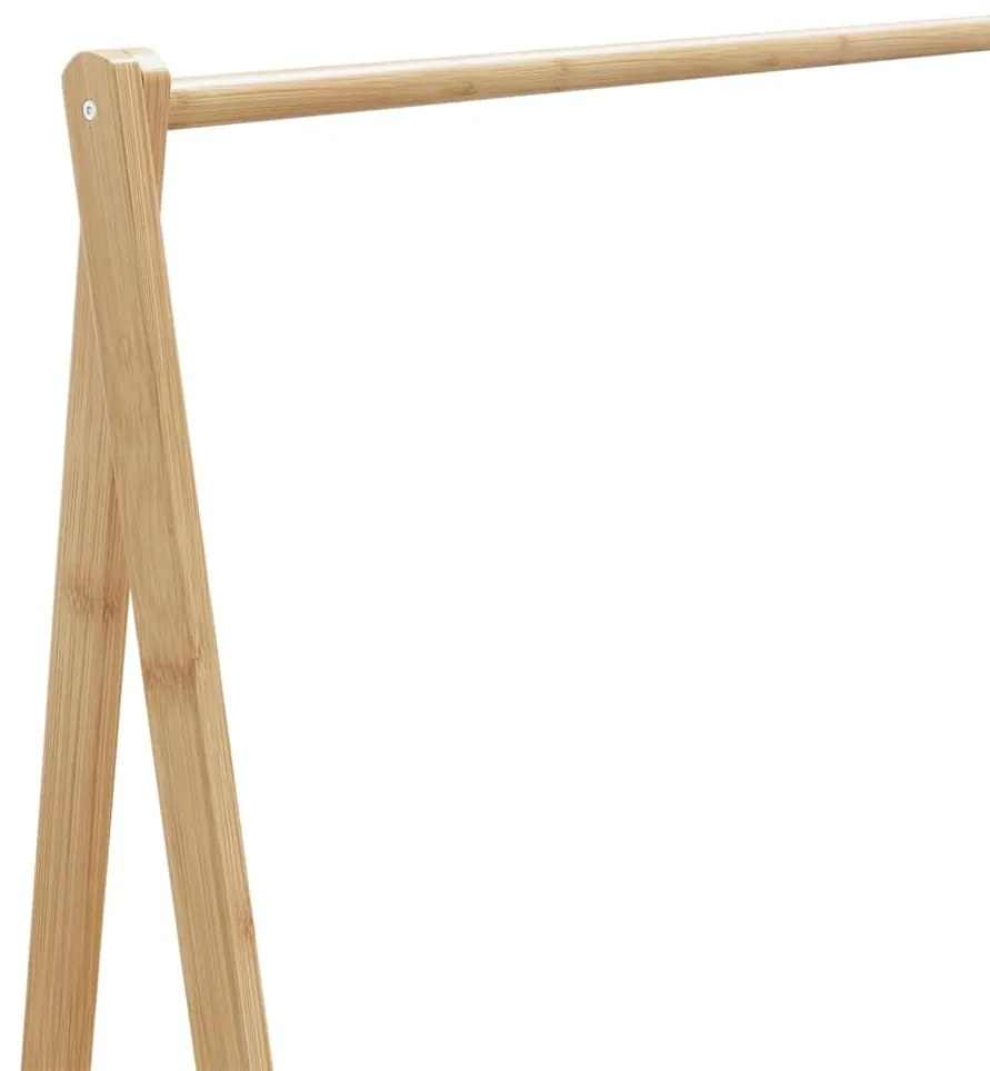 Roupeiro com prateleiras 106x34x102 cm bambu