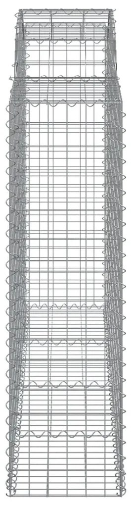 Cestos gabião arqueados 5pcs 200x50x140/160cm ferro galvanizado
