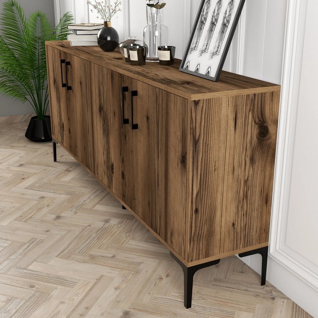 Console Kiev – Walnut – 180x78x35 cm