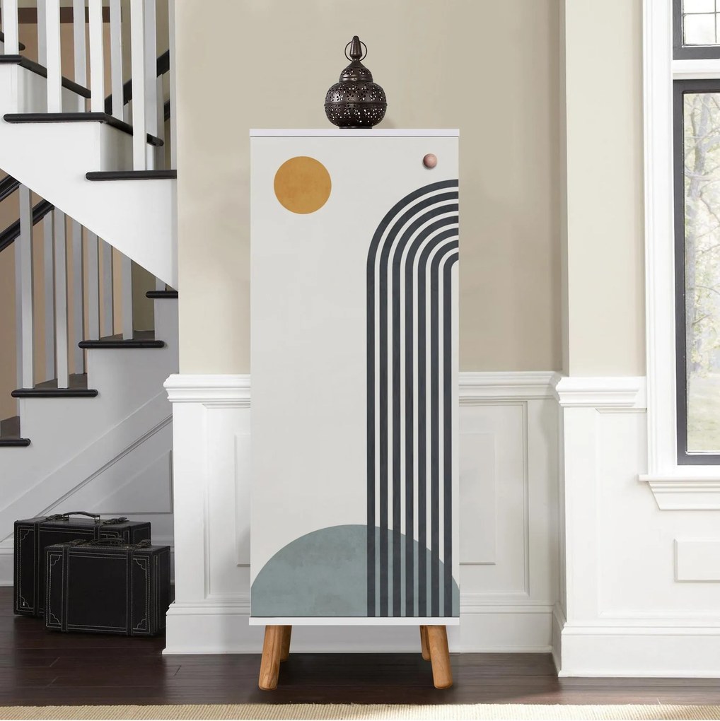 Sapateira Vegas – Branco – 50 cm x 135 cm x 38 cm
