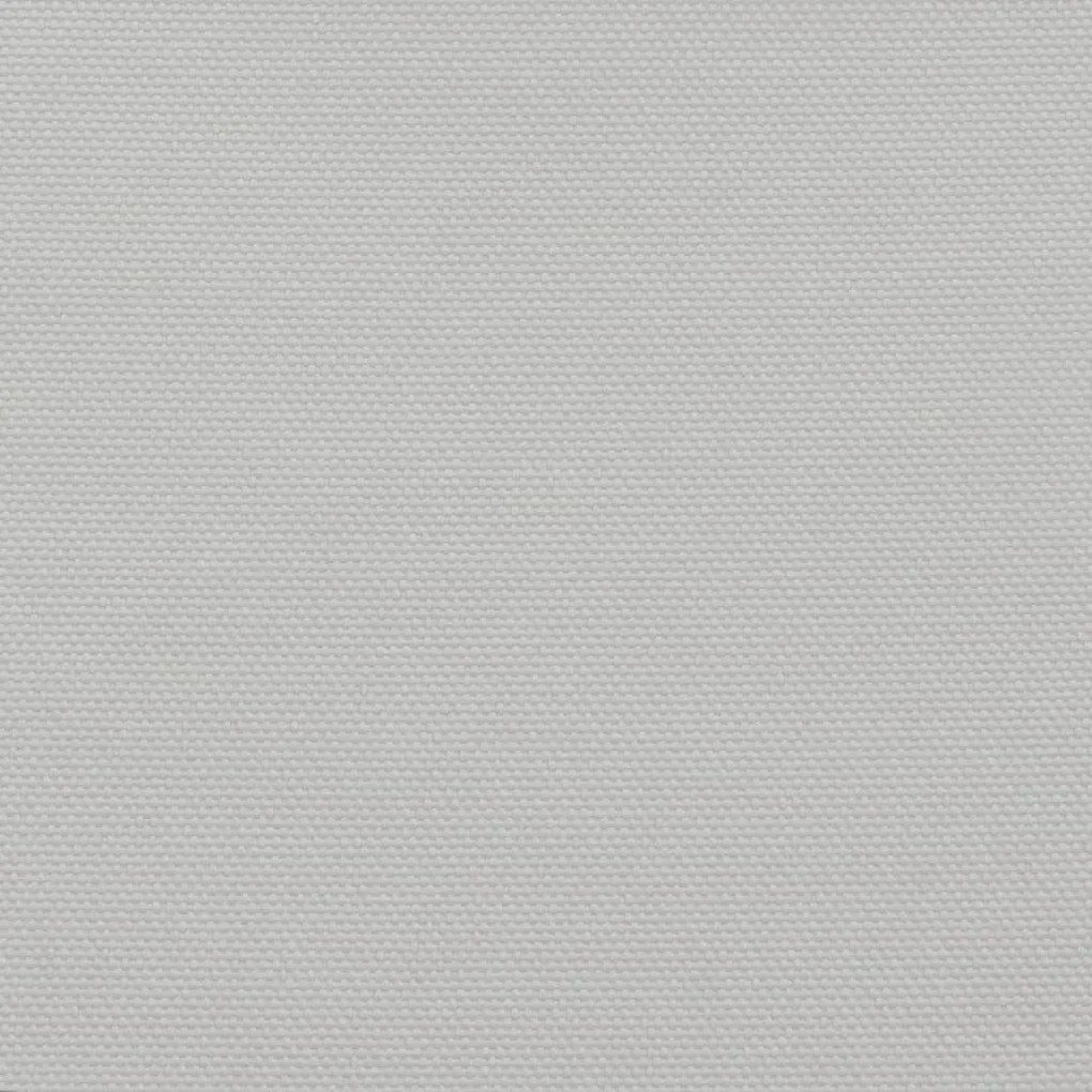 Tela de varanda 90x500 cm 100% poliéster oxford cinzento-claro