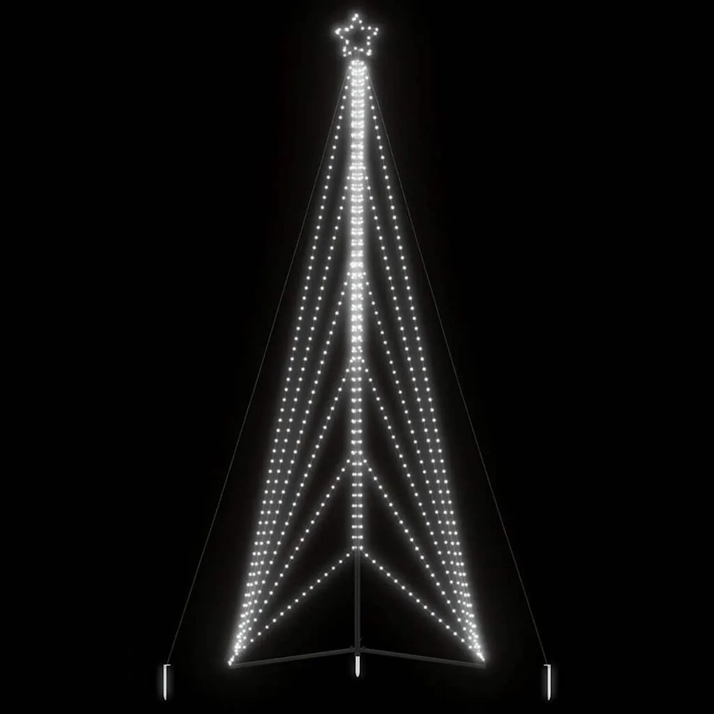 LED Árvore de Natal 861 LEDs Branco Frio 478 cm