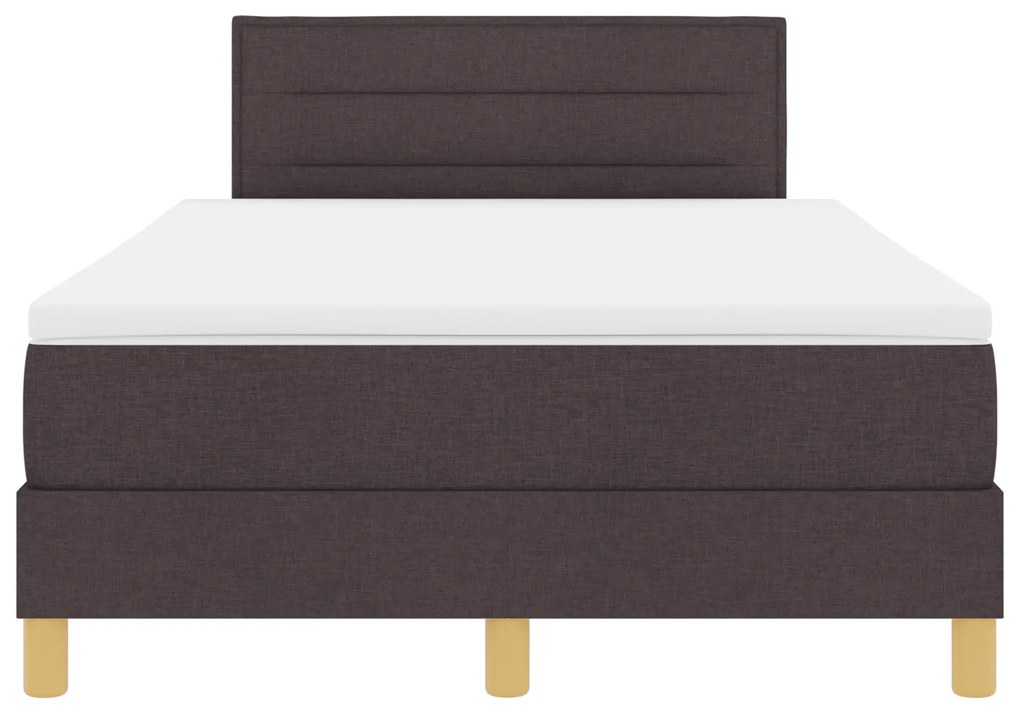 Cama Box Spring com Colchão Castanha 120x200 cm Tecido