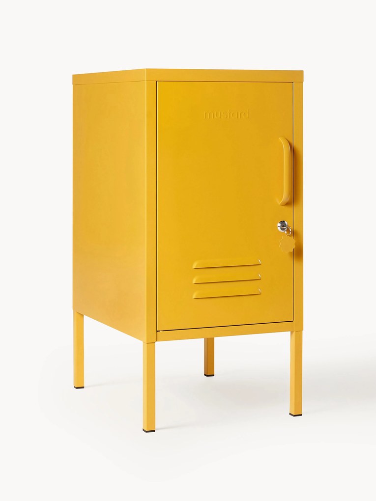 Mesa de cabeceira em metal The Shorty, abertura à esquerda