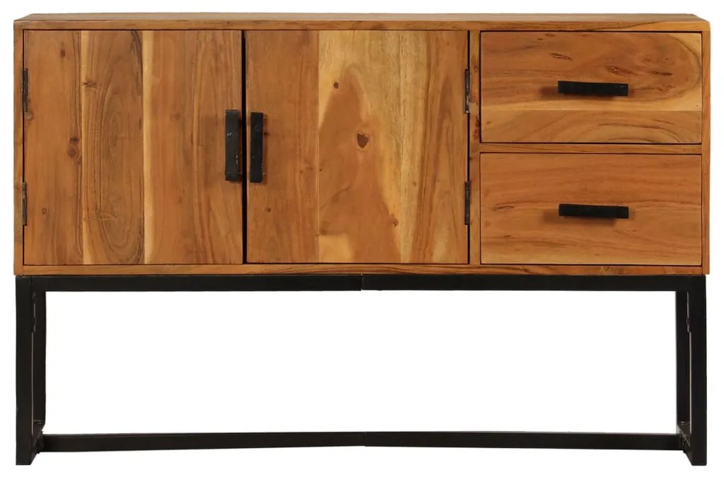 Aparador 110x30x70 cm madeira de acácia maciça castanho