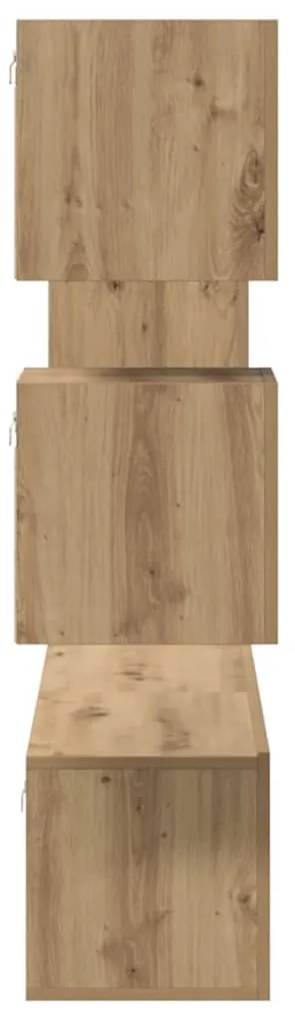 Conjunto de móvel de TV com prateleira 5 pcs carvalho artisiano