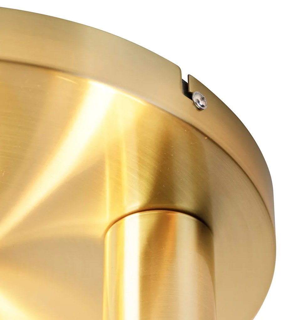LED Candeeiro de teto inteligente dourado redondo incl. 3 Wifi G95 - Facil Design,Moderno
