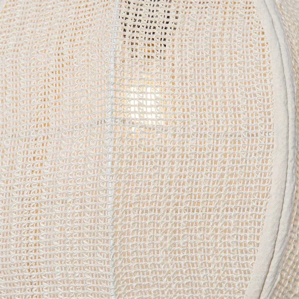 Candeeiro de suspensão oriental natural 35 cm - Rob Oriental