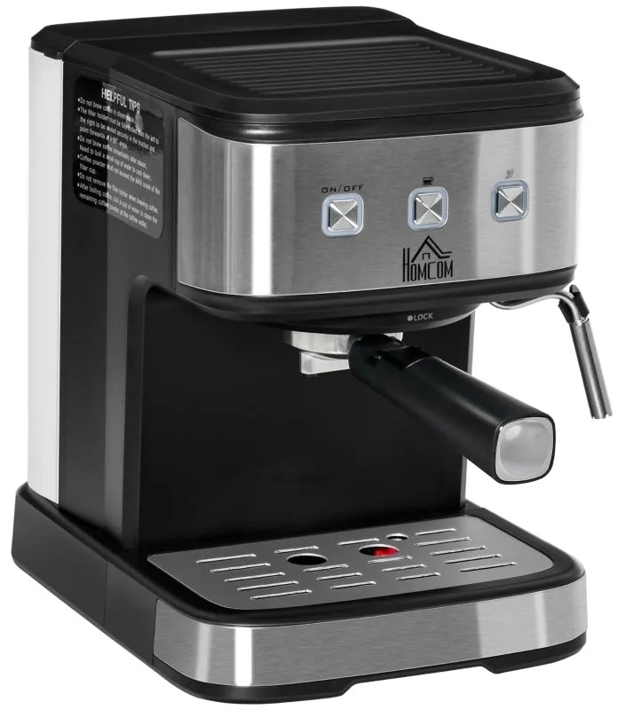 Máquina de Café com Espumador de Leite - 15 Bar - 850W