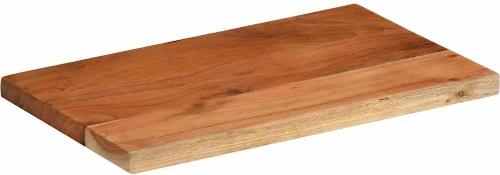 vidaXL Tampo de mesa retangular 40x30x2,5 cm madeira de acácia maciça