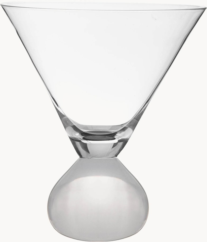Copos de martini em cristal artesanais Zephyr, conjunto de 2