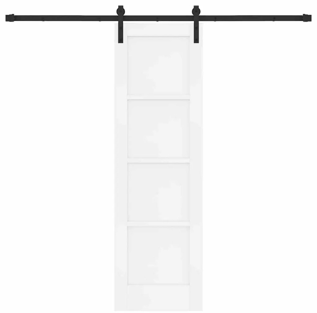 Porta de Deslizamento com Conjunto de Ferragens Brancas 61x198,5 cm Ma