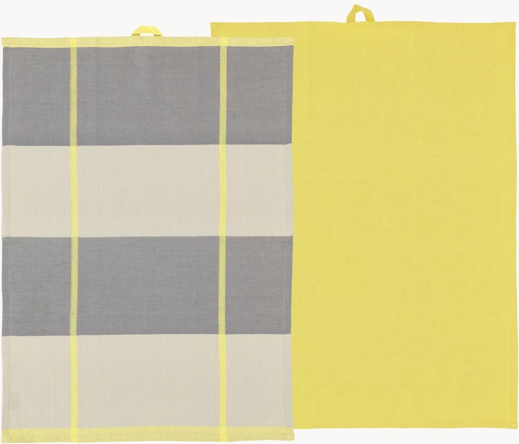 Panos de cozinha Blocks, conjunto de 2