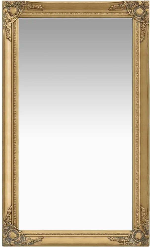 Espelho de parede estilo barroco 60x100 cm dourado