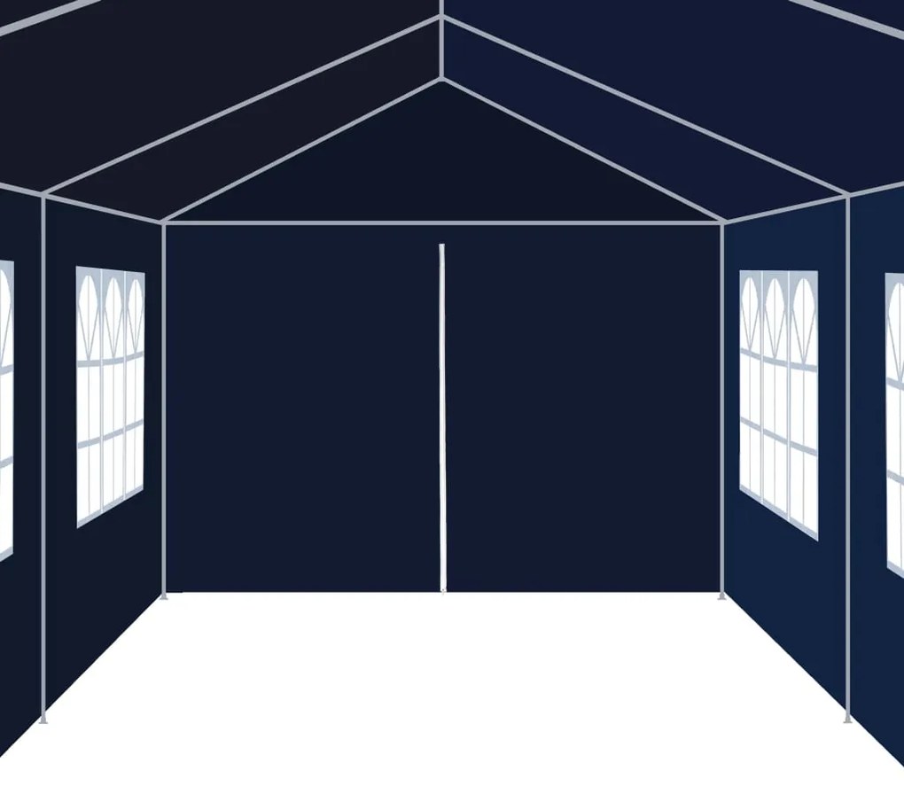 Tenda de jardim 3x12 m azul