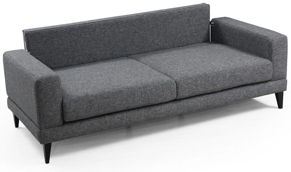 **** Sofá-Cama 3 Lugares Nordic – Cinzento Escuro – 210x90x85 cm
**