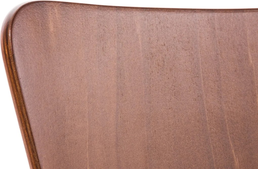 Conjunto de 2 cadeiras cozinha e jantar Aaron 43 x 84 x 50 cm Castanho