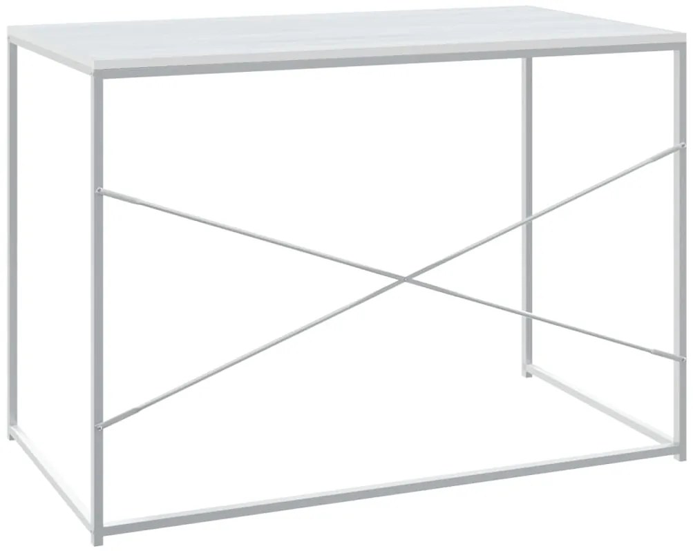 Secretária computador 110x60x70 cm derivados madeira branco