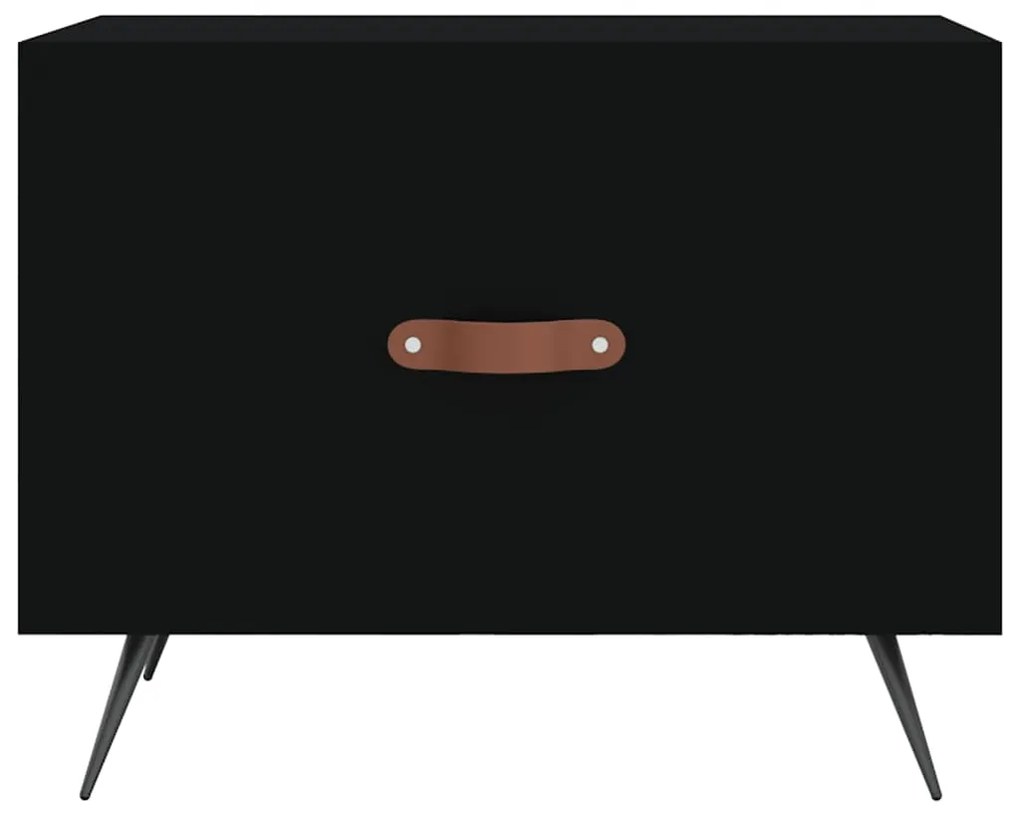 Mesa de centro 50x50x40 cm derivados de madeira preto
